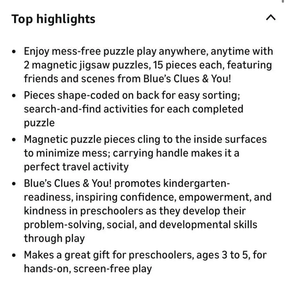 Melissa & Doug Blue's Clues & You! Take-Along Magnetic Jigsaw Puzzles